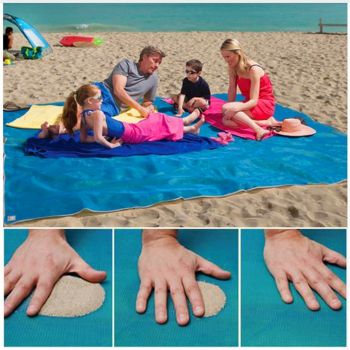 Пляжный коврик покрывало Антипесок  (1,5 х 2 м) оптом
